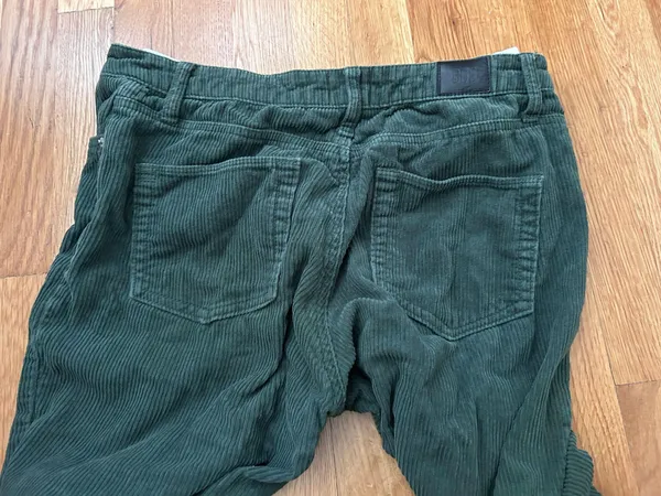 BDG Dark Green Corduroy  Pants - Image 2