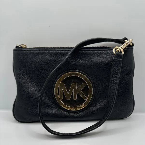 MICHAEL KORS Black Mini Purse Wristlet - Image 2