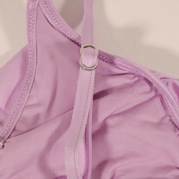 NWT Seafolly X Revolve Shine On Fixed Tri Bikini in Lilac - Image 8