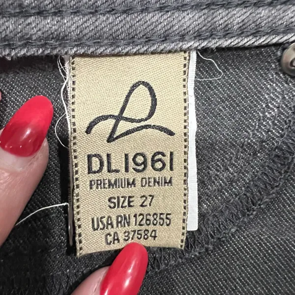 DL1961 Size 27 Jeans Emma Jegging Stone Gray‎ 4way Stretch 360 Comfort Women's - Image 5