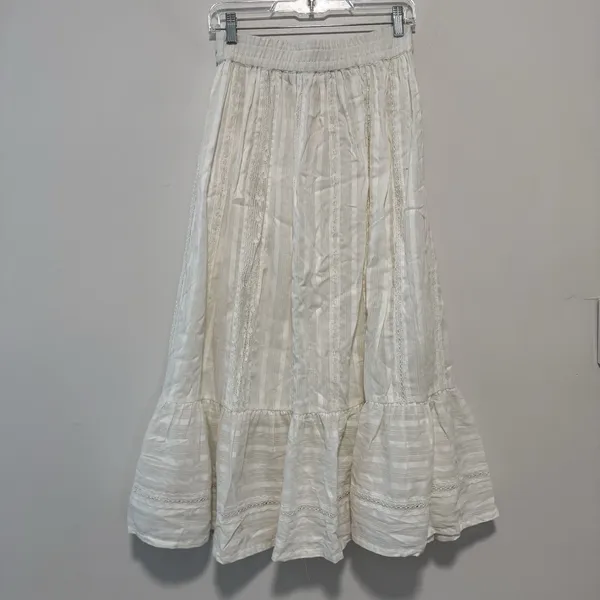 Tuckernuck White Lace Beatrice Romantic Maxi Skirt Size‎ XS - Image 4