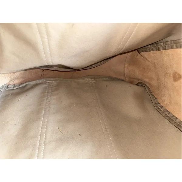 Jon Hart Design Tote Bag‎ Beige Leather Trim & Sides Monogram CJR Kelso Karryall - Image 7
