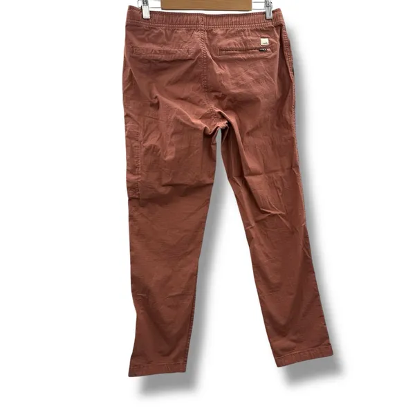Vuori Ripstop Pant Two Way Organic Stretch Pants in Light Terracotta‎ Sz M - Image 3