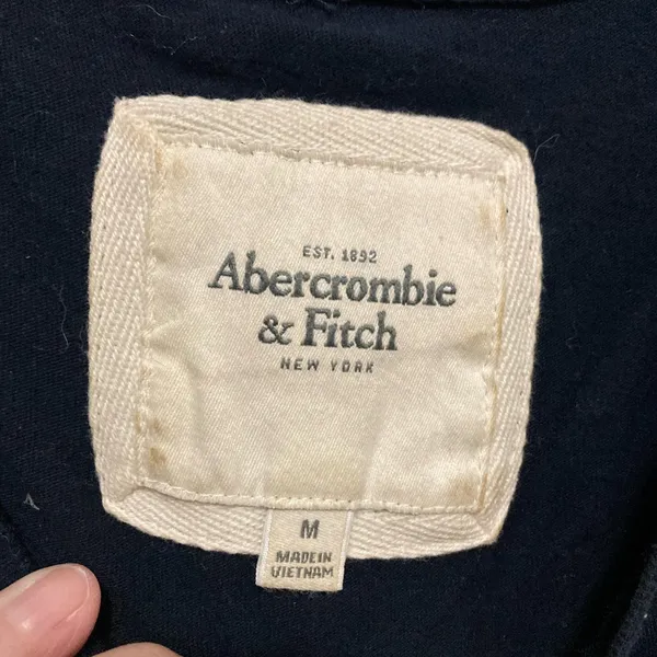 *Abercrombie & Fitch Vintage Y2K Navy Moose Mascot Graphic Short Sleeve Shirt - Image 2
