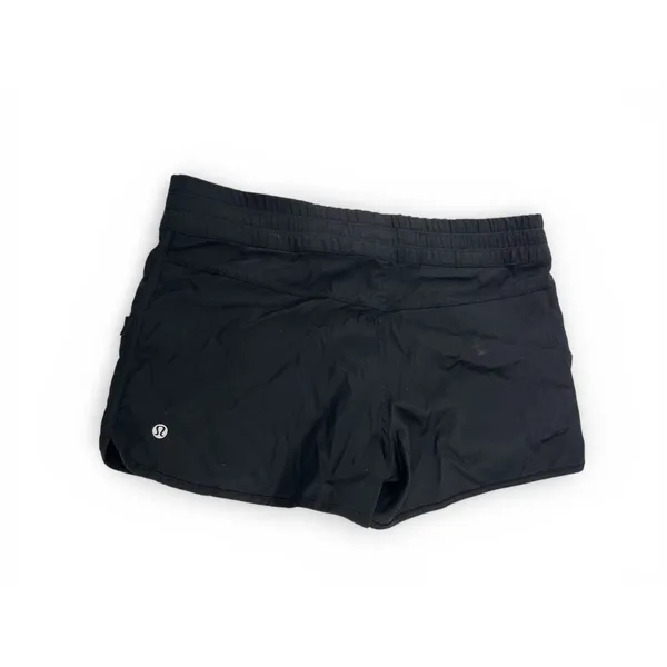 Lululemon 6 Hotty Hot Black Shorts Girly Scalloped Detail Running Activewear - Image 6