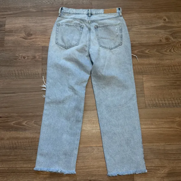 PACSUN Light Blue Distressed 90’s Straight Jeans - Image 6