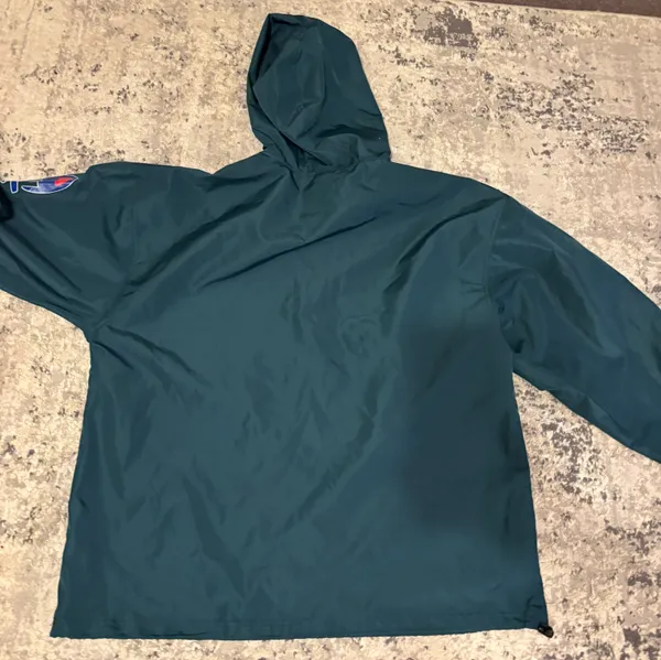 Champion Green Windbreaker Jacket Men's Size XL - Image 5