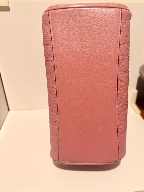 NEW Coach Medium Rowan Satchel Peony Pink Signature Refined Pebble Leather CCD50 - Image 6