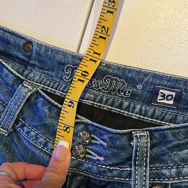 Miss me, jeans women’s boot cut size 30 hemmed - Image 5