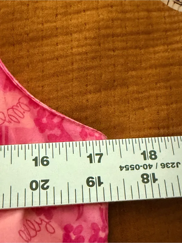 Vintage Lilly Pulitzer White Tag Pink Flamingo Dot Print Logo Mini Dress H2F - Image 10