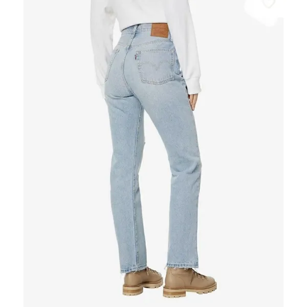 Levi’s jeans Premium 501 boot cut Original High-rise button fly 28 X 30 - Image 7