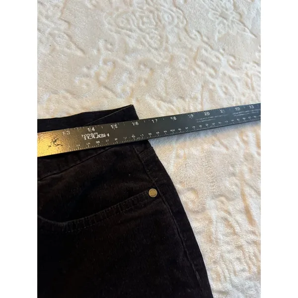 Women’s Chaps Brown Stretch Corduroy Pants Size 8 - Image 10