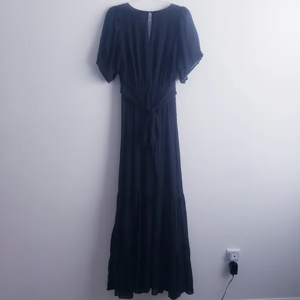 Baltic Born Katherine Maxi Dress Ruffle V-Neckline Ruffle New Without Tags - Image 7