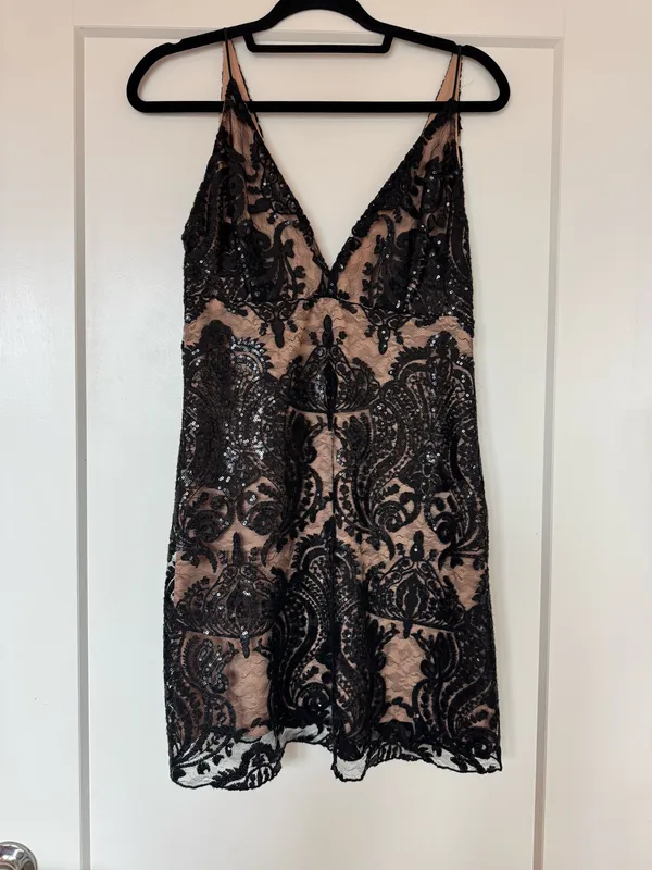 Free People Shimmer Night Dress Mini - Image 2
