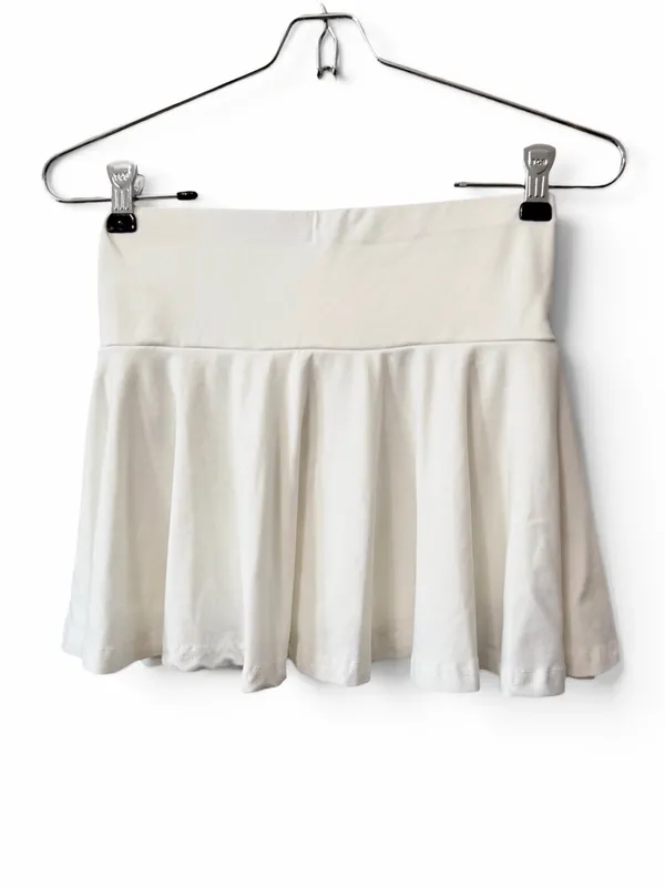 Women's White Athletic Skater Style Skort Size S 4 - Image 2