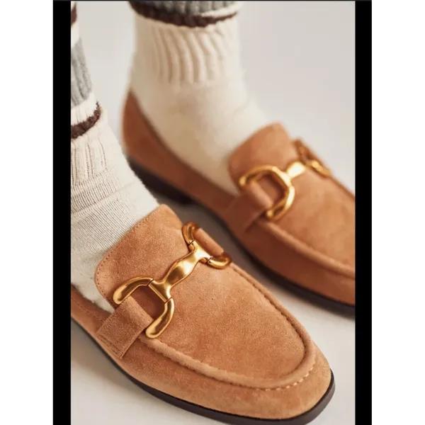 Anthropologie Bibi Lou Zagreb Suede Loafers - Image 2