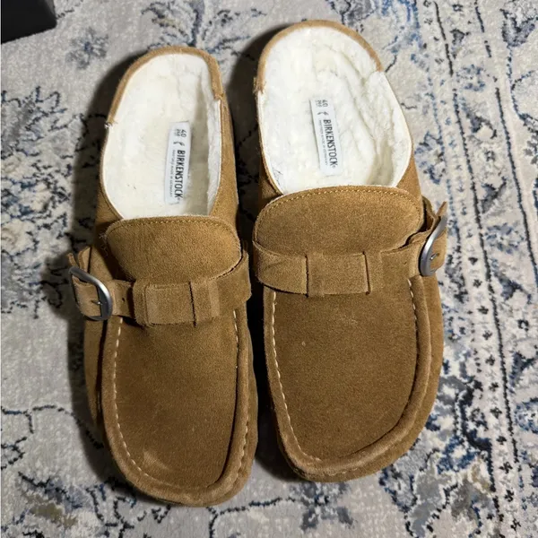 Birkenstock Buckley Shearling Suede Leather - Image 4