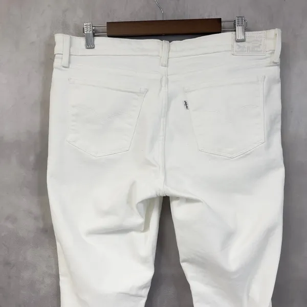 Levis 711 Skinny Jeans Women 32 Stretch Mid Rise Preppy Coastal Classic Capusle‎ - Image 6
