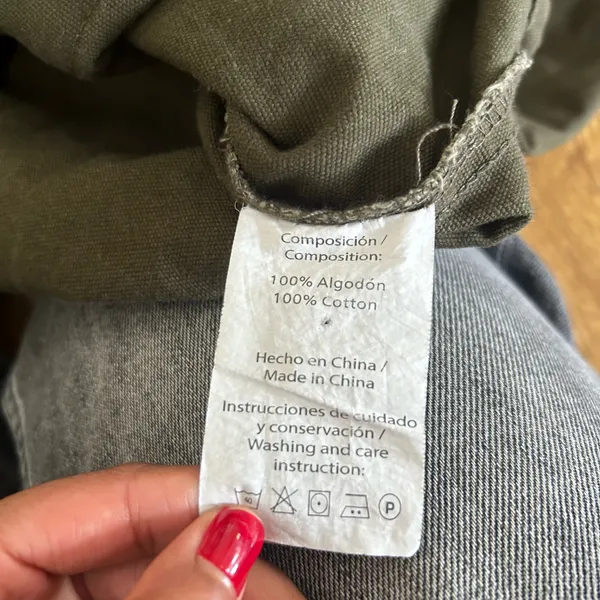 Cropped utility jacket Green Size M - Image 4