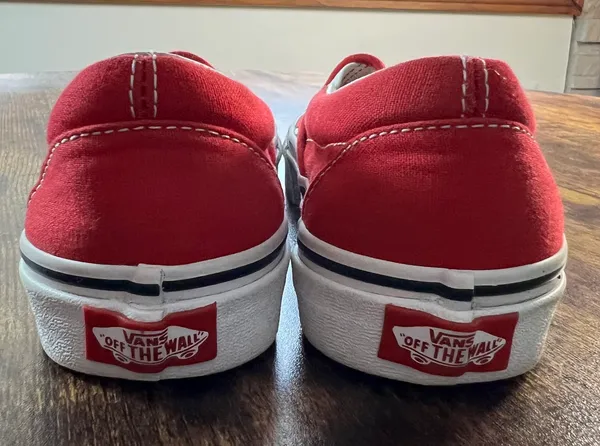 Vans | women’s classic checkerboard drip flame sneakers. Size: 5.5 - Image 7