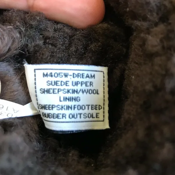 Bearpaw Brown Tall Shearling Boots‎ Brown US 6 EU 37 Suede Wool Womens - Image 5