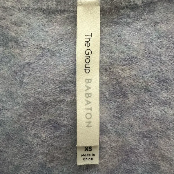 Aritzia The Group Babaton Sweater Alyssa V-neck Long Sleeve Alpaca Wool Blend XS - Image 8