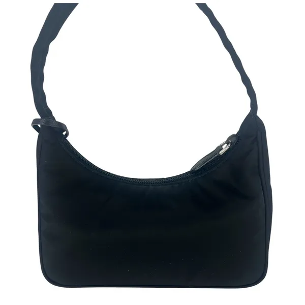 Prada Re-Edition 2000 Re-Nylon Mini‎ Shoulder Bag Black - Image 7