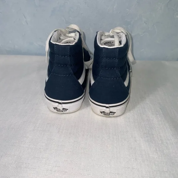 Vans Sk8-Hi Tapered High Top Canvas Shoe~Navy Blue~Unisex~Women’s 7, Men’s 5.5 - Image 5