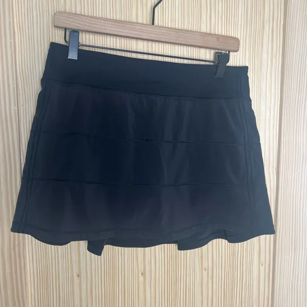 LULULEMON- Pace Rival Skirt Tall 15" Black Size 8 - Image 2