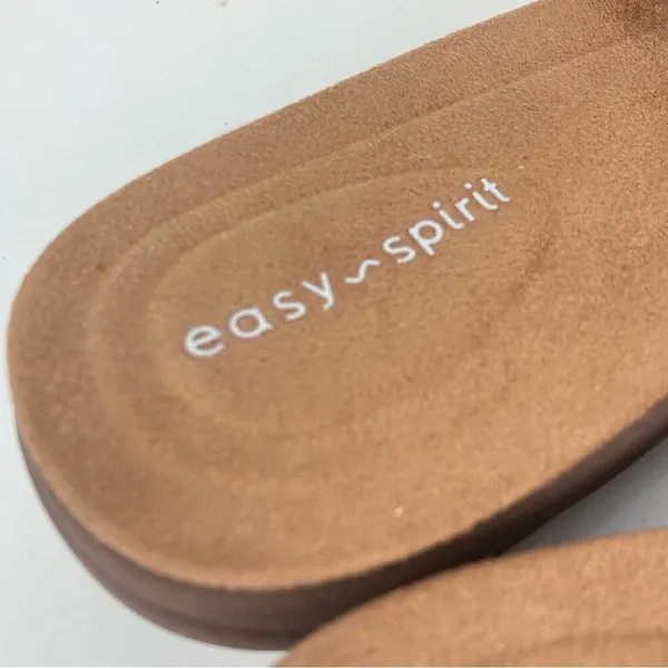 NWOT * EASY SPIRIT Linley Slide Sandals in Cognac - Size 6.5 - Image 7