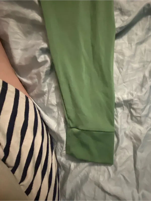 Active USA Pink Elastic-Waist Green joggers - Image 15