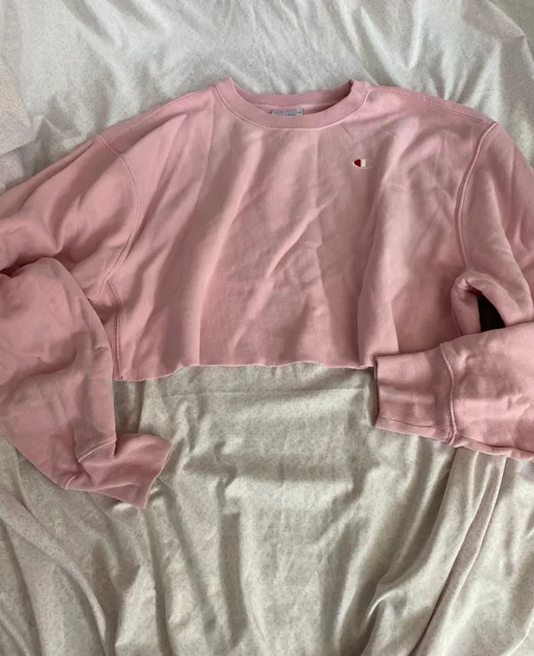 Champion pink cropped crewneck - Image 4