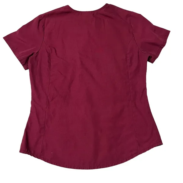 Scrubstar Women’s Wine Scrub Top - Image 2