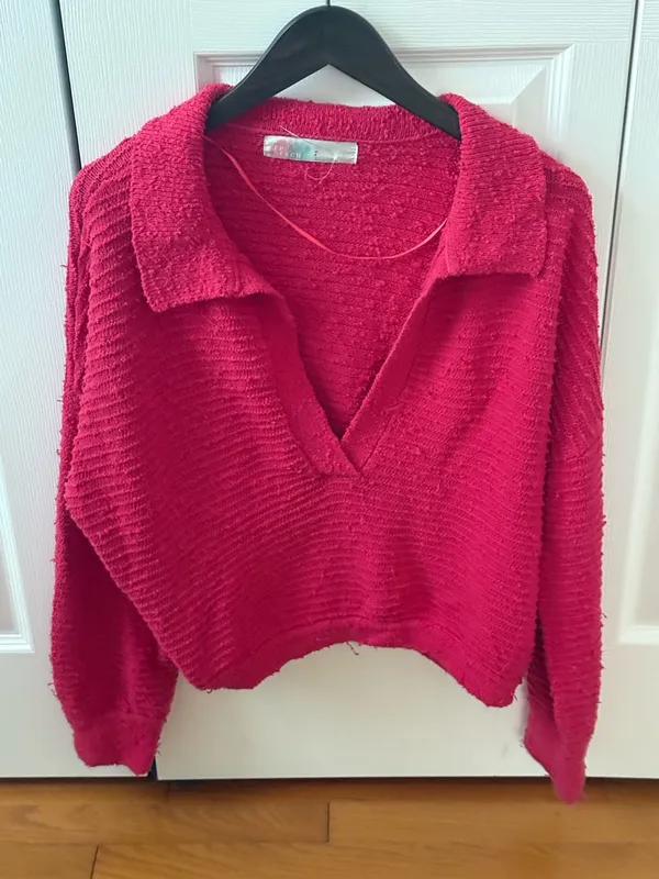 Free People Beach Carter Sweater in Rose - Image 2