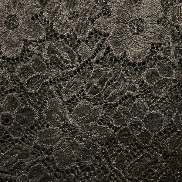 Bibi black lace top size m‎ Size M - Image 3