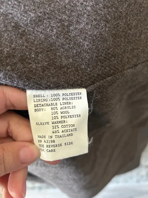Gallery Taupe Trench Coat - Image 7
