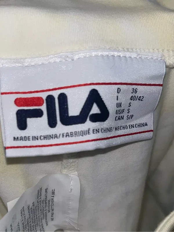 FILA Women's Yellow & Gray Tie-Dye High-Waist Bike Shorts - Image 3