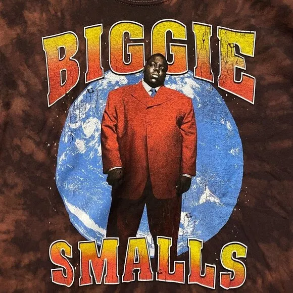 Biggie Smalls World The King of New York Rap Tie Dye XL - Image 2