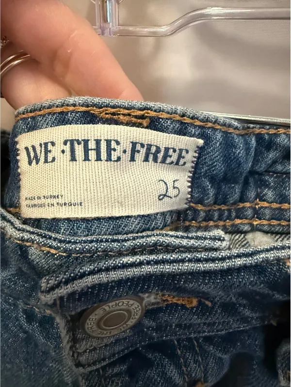 We The Free Denim Mini Skirt Size 25 - Image 4