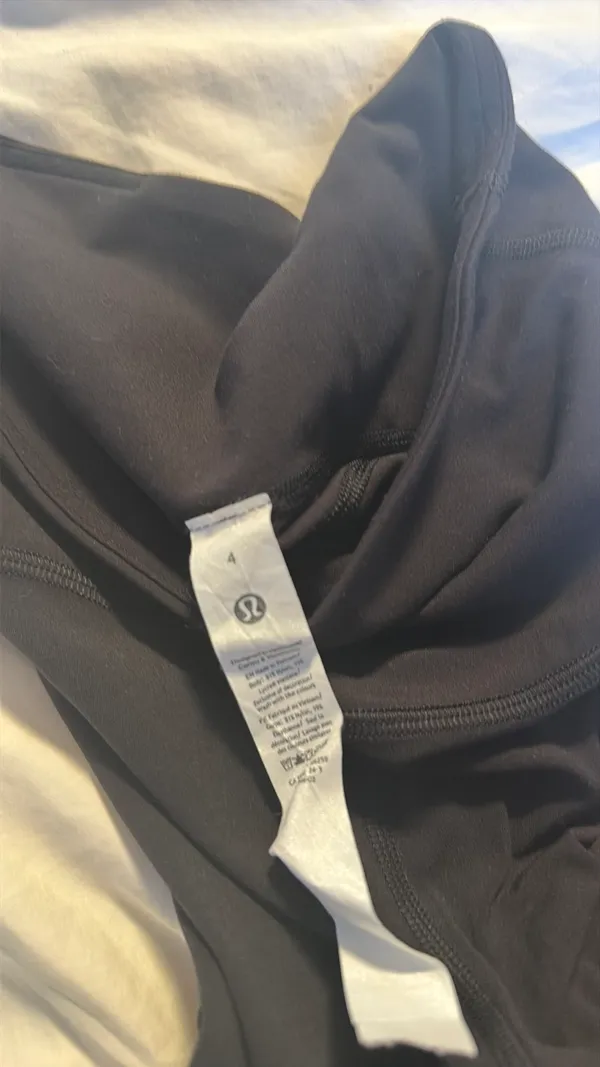 Lululemon Black Flare Leggings - Image 2