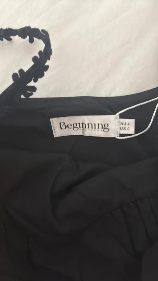 Beginning Boutique Marbelle Black Mini Dress - Image 7