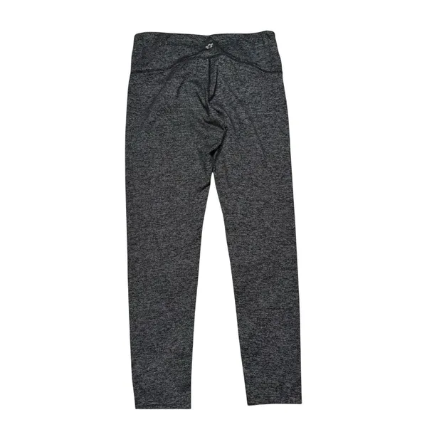 Tuff Athletics Gray Black Yoga Leggings S Supplex Lycra Workout - Image 2
