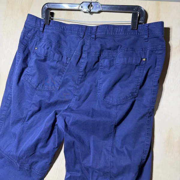 Chico's Women's Navy Utility Cargo Pants Size 25 Pull On‎ Stretch Casual Travel - Image 6
