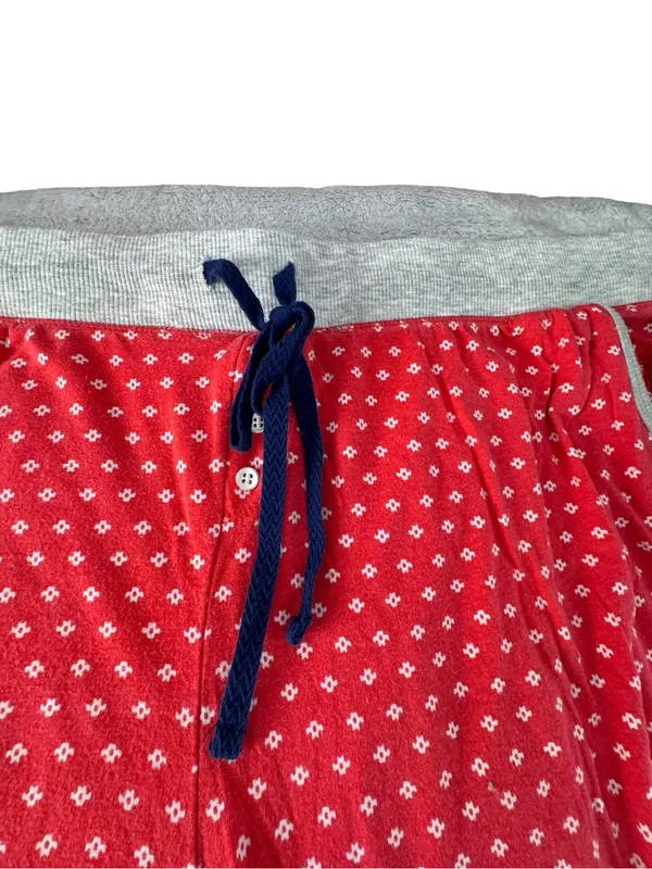 Cuddl Duds Red Polka Dot Long-Sleeve Pajama Set with Gray Trim - Image 10