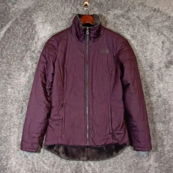The North Face Quilted reversible women's jacket purple size xs/TP - Image 2