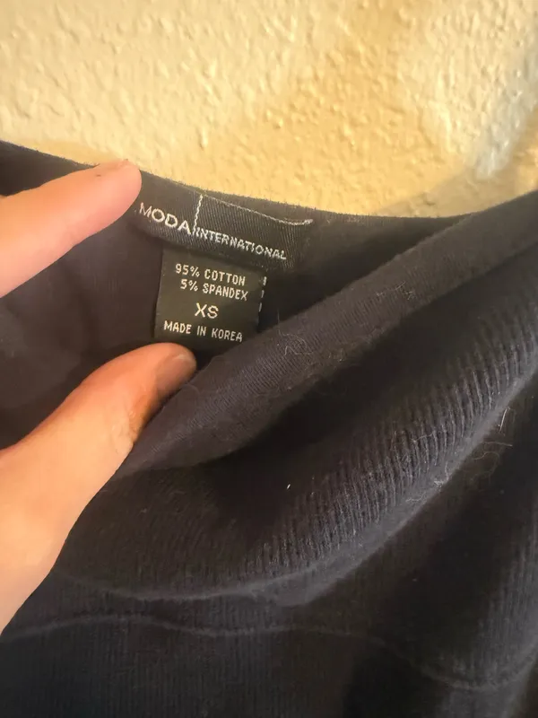 Moda International Dress Black - Image 2