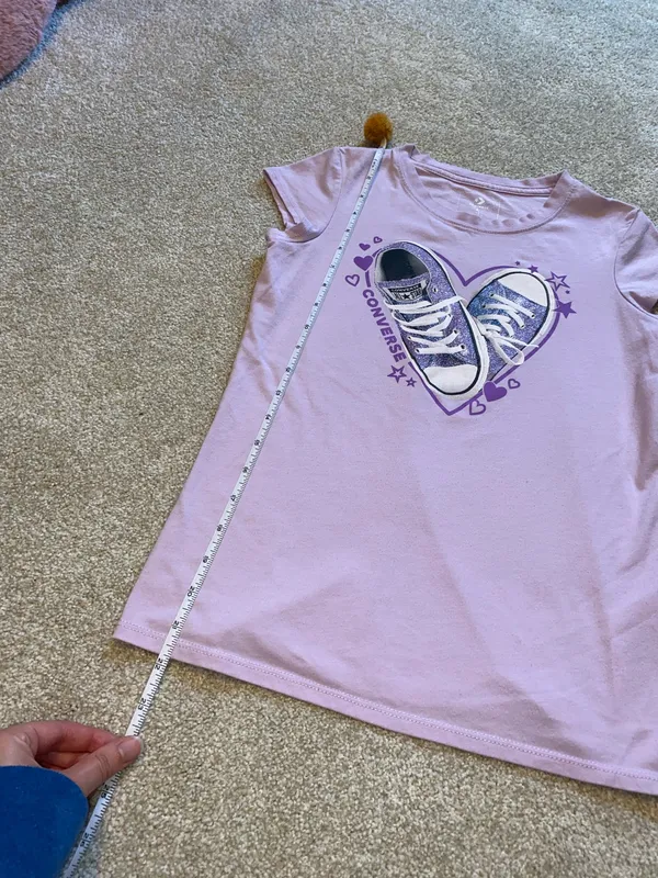 Light Purple Converse Graphic Tee - Image 3