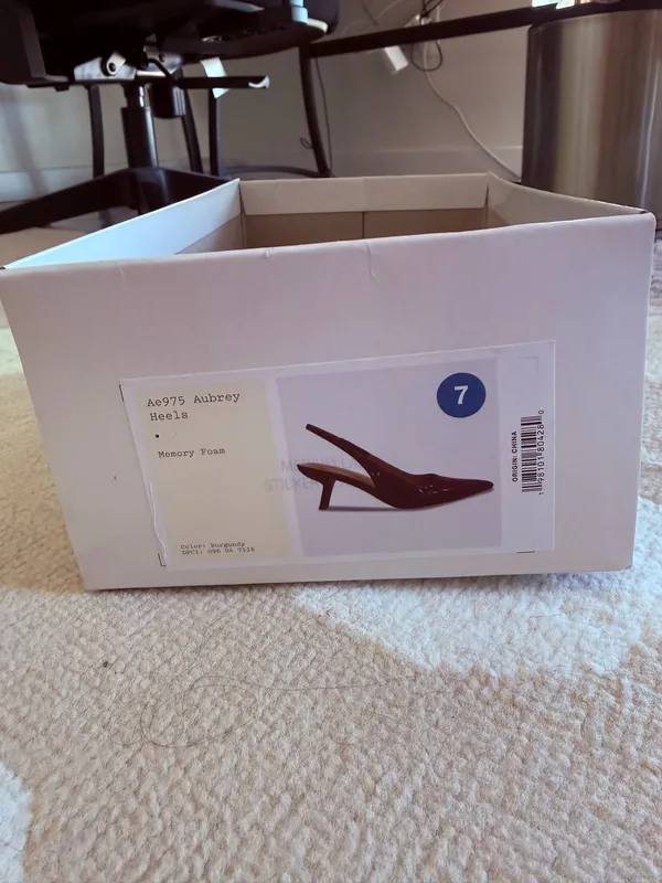 a new day target slingback kitten heels burgundy - Image 4