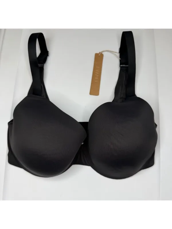 Skims Smoothing Intimates Full Coverage Lightly Lined Bra Onyx Black 32DD NWT - Image 7