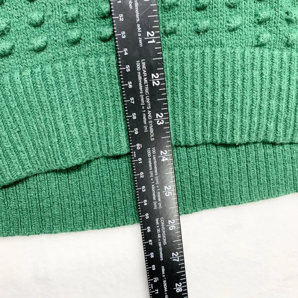 LEGO x‎ Target Popcorn Bobble Knit Sweater Womens Size XS Green Crewneck Limited - Image 4